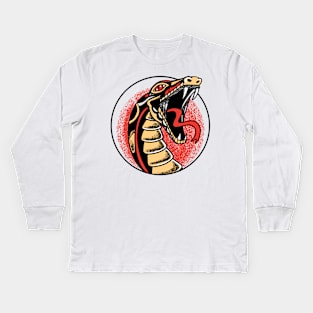 Snake Tattoo Ink Graphic Kids Long Sleeve T-Shirt